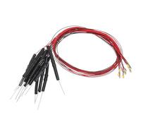 PATIKIL 0805 Pre-Wired Micro LED, 12 Pcs 3-6V Pre-soldered Mini Light Emitting Diodes Surface Mount Device for Model Building, DIY, Science Projects, 9.8" Length, Warm White