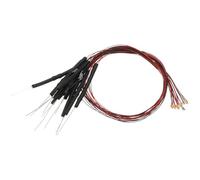 PATIKIL 0805 Pre-Wired Micro LED, 12 Pcs 9-12V Pre-soldered Mini Light Emitting Diodes Surface Mount Device for Model, DIY, 9.8" Length, Colorful Fast Flash