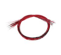 PATIKIL 0805 Pre-Wired Micro LED, 25 Pcs 2.8-3.3V Pre-soldered Mini Light Emitting Diodes Surface Mount Device for Model Building, DIY, Science Projects, 9.8" Length, Purple