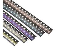 PATIKIL 0805 Surface Mounted Devices x 5 Colors LED Lighting Bulbs, 200Pcs Light Emitting Diode Kit for Electronic Home Appliances