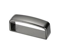 PATIKIL 1-1/4 Inch 40mm Belt Loop Keepers, Alloy Belt Strap Ring Men's Buckle for DIY Craft Fixing, Black