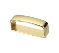 PATIKIL 1-1/4 Inch 40mm Belt Loop Keepers, Alloy Belt Strap Ring Men's Buckle for DIY Craft Fixing, Gold Tone