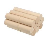 PATIKIL 1-1/5 x 6 Inch Dowel Rods Wood Sticks, 10 Pcs Unfinished Wooden Dowel Rods Round Dowels Hardwood Sticks for DIY Crafts and Home Decor