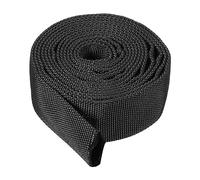 PATIKIL 1.1" Dia 10FT Nylon Protective Hose Sleeve, Cable Cover Sheath Protection for Welding Tig Torch Hydraulic Hose, Black