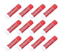 PATIKIL 1.1" x 4.41" Livestock Marker, Highly Visible, 12 Pcs Paint for Marking Animal Skin, Hide, Pelt, Wet and Dry for Cattle Heat, Red