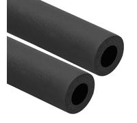 PATIKIL 1-11/16"(43mm) ID x 6.6Ft Pipe Insulation Foam Tube, 2Pcs Pipe Cover Wrap Roll Bar Padding Tubing for Handle Grip HVAC Outdoor Air Conditioner Units