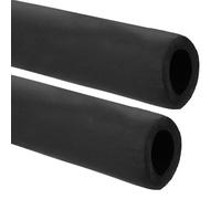 PATIKIL 1-11/16"(43mm) ID x 6.6Ft Pipe Insulation Foam Tubes, 2Pcs Pipe Cover Wrap Roll Bar Padding Tubing for Handle Grip HVAC Outdoor Air Conditioner Units, Black