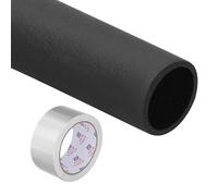 PATIKIL 1-11/16"(43mm) ID x 6Ft Pipe Insulation Foam Tube Set, Pipe Cover Wrap Roll Bar Padding Tubing with Aluminum Foil for Handle Grip HVAC Outdoor Air Conditioner Units