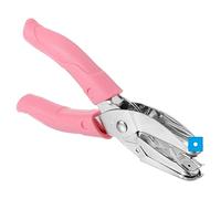 PATIKIL 1/16" Single Hole Punch, Handheld Hole Puncher with Soft Grip Circle Hole Metal Paper Puncher for Tag DIY Craft Scrapbook Ticket, Pink