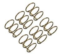 PATIKIL 1.18" Dia 3-Rings Book Rings, 6 Pack Metal Binder Rings Loose Leaf Ring Detachable for Office Desk Calendar Photo Album, Bronze