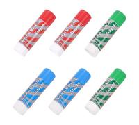 PATIKIL 1.18" x 4.72" Livestock Marker, Highly Visible, 1 Pcs Paint for Marking Animal Skin, Hide, Pelt, Wet and Dry for Cattle Heat, Red 2Pcs, Green 2Pcs and Blue 2Pcs