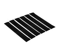 PATIKIL 1.1mm Thick Chair Bands for Classroom, 6 Pack Rubber Flexible Stretchable Bouncy Fidget Foot Bands Strips for Chair Seats Desk, Black