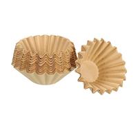 PATIKIL 1-2 Cup Basket Coffee Filters Light Brown Paper Filter 6.1x1.8 Inch Drip Coffee Makers Disposable Brewing for Cafe Office Home, Pack of 100
