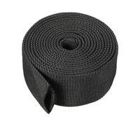 PATIKIL 1.2" Dia 10FT Nylon Protective Hose Sleeve, Cable Cover Sheath Protection for Welding Tig Torch Hydraulic Hose, Black