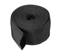 PATIKIL 1.2" Dia 6.5FT Nylon Protective Hose Sleeve, Cable Cover Sheath Protection for Welding Tig Torch Hydraulic Hose, Black