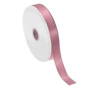 PATIKIL 1/2 Inch x 60 Yards Solid Satin Ribbon, Polyester Fabric Ribbon Roll Single Faced for Gift Wrapping Crafts Wedding Birthday Bouquet Hair Bows DIY Decoration, Rose Purple