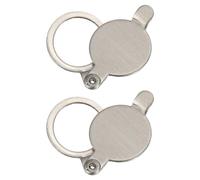 PATIKIL 1/2" Peephole Cover,Door Peephole Protector Privacy Door Viewer Cover for Home Security Apartment Hotel,Brushed Nickel 2pcs