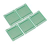 PATIKIL 1.2" x 1.2" PCB Board Circuit, 5 Pcs Single Sided Prototype Solder Boards for DIY Soldering and Electronic Project Circuit Boards Solderable Breadboard, Green