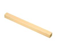 PATIKIL 1/2 x 1/2 x 6" H59 Brass Square Bar, Solid Square Mill Stock for Crafting Maintenance Electrical Architectural Decoration, Brass