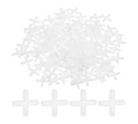 PATIKIL 1/25" (2.0mm) Cross Tile Spacers, 600Pcs Suit 2 mm Plastic Floor Wall Hexagonal Tile Spacers for Floor Wall Spacing Paving Tiling Installation Leveling Laying Tools,White
