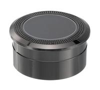 PATIKIL 1.2x0.6 Inch Small Gemstone Display Case, 3 Pcs Loose Diamond Display Box Elegant Pattern Jewelry Containers Holder with Clear Top Lids and Sponge for Diamonds Bare Stone, Black