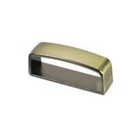 PATIKIL 1-3/8 Inch 40mm Belt Loop Keepers, Alloy Belt Strap Ring Men's Buckle for DIY Craft Fixing, Copper Tone