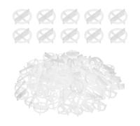 PATIKIL 1/32inch(1mm) Cross Removable Tile Spacers, 500 Pcs Plastic Cross Leveling Clips Reusable Wall Floor Construction Tools for Various Type of Tile Leveling, White