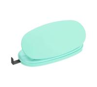 PATIKIL 1/4" 2 Hole Paper Punch, Metal Hole Puncher 10 Sheet Punch Capacity Frosted Surface Manual Loose Leaf Hole Punch for Office and Home Supplies, Green