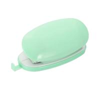 PATIKIL 1/4" 2 Hole Paper Punch, Metal Hole Puncher 10 Sheet Punch Capacity Smooth Surface Manual Loose Leaf Hole Punch for Office and Home Supplies, Green