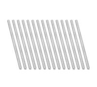 PATIKIL 1/4"-20 UNC 304 Stainless Steel Fully Threaded Rod, 15Pcs 5.5" Length Long Threaded Screw Right Hand Threads All Threaded Rod Studs for Anchoring Bolt, Clamps, Hangers and U-Bolts