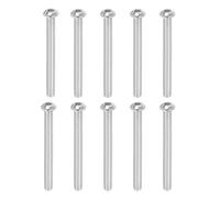 PATIKIL 1/4-20x2-3/4" Button Head Socket Cap Screws, 10 Pcs 304 Stainless Steel 18-8 Socket Cap Screw Bolts Allen Hex Drive Full Thread Fine Thread UNC
