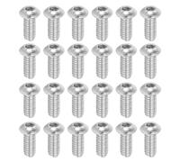 PATIKIL 1/4-20x5/8" Button Head Socket Cap Screws, 20 Pcs 304 Stainless Steel 18-8 Socket Cap Screw Bolts Allen Hex Drive Full Thread Fine Thread UNC