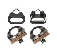 PATIKIL 1/4" Camera Neck Strap Screw Holder and Camera Strap Lug Ring, 2 Set Quick Install Camera Screws Triangle Split Ring Hook Grey Brown for Nikon for Fujifilm for Pentax for Leica
