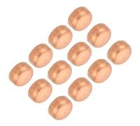 PATIKIL 1/4 Inch ID Copper Pipe End Cap, 12 Pack Copper Fitting Cap Sweat Plug Solder Connection for Plumbing HVAC Air Conditioner