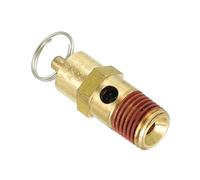 PATIKIL 1/4" Male NPT Safety Valve, Air Pressure Release Valve for Air Compressor, 135PSI Set Pressure