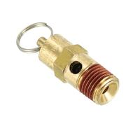 PATIKIL 1/4" Male NPT Safety Valve, Air Pressure Release Valve for Air Compressor, 150PSI Set Pressure