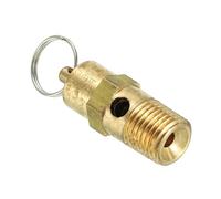 PATIKIL 1/4" Male NPT Safety Valve, Air Pressure Release Valve for Air Compressor, 165 PSI Set Pressure