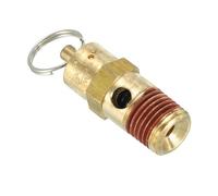 PATIKIL 1/4" Male NPT Safety Valve, Air Pressure Release Valve for Air Compressor, 175PSI Set Pressure