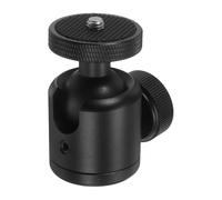 PATIKIL 1/4" Mini Ball Head with 1/4" to 3/8" Screw, 360° Rotating Screw Tripod Mount Panoramic Ball Head DSLR Camera Mount Base Adapter Photograph for Phone Light Camera Loading 6.6lb
