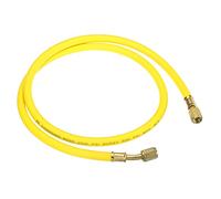 PATIKIL 1/4 SAE Refrigerant Charging Hose, 3.9ft 500PSI HVAC Hose for Air Conditioner Manifold Gauge Refrigeration Maintenance, Yellow
