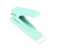 PATIKIL 1/4" Single Hole Punch, Handheld Heavy Duty Hole Puncher 20 Sheet Punch Capacity Press Metal Paper Puncher for Tag DIY Craft Scrapbook Ticket, Green