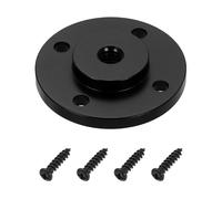 PATIKIL 1/4" Thread Tripod Adapter Holder 20mm Dia, Aluminum Alloy Flange Wall Mount Tripod Mount Plate with Screw for Magic Arm Monitor Light Flash DSLR Camera