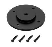 PATIKIL 1/4" Thread Tripod Adapter Holder, Aluminum Alloy Flange Wall Mount Tripod Mount Plate with Self-tapping Screw for Magic Arm Monitor Light Flash DSLR Camera, Black
