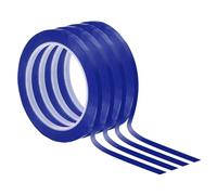 PATIKIL 1/4" Whiteboard Tape, 4 Pack Thin Dry Erase Tape for Graphic Chart Marking DIY Art, Blue