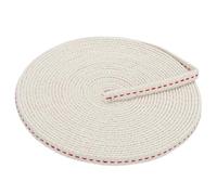 PATIKIL 1/4" Wide 33 Feet 100% Cotton Flat Wick, Oil Lamp Wicks with Red Stitch for Kerosene Lamp Lantern Oil Burner