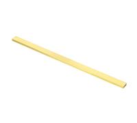 PATIKIL 1/4 x 3/5 x 12" H59 Brass Flat Bar, Solid Flat Mill Stock for Crafting Maintenance Electrical Architectural Decoration, Brass