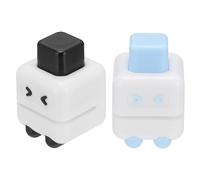 PATIKIL 1/5" Single Hole Punch, 2 Pcs Mini Portable Small Hole Puncher 4 Sheet Punch Capacity Metal Paper Puncher for Tag DIY Craft Scrapbook Ticket, Black/Blue