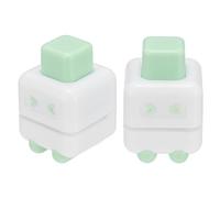 PATIKIL 1/5" Single Hole Punch, 2 Pcs Mini Portable Small Hole Puncher 4 Sheet Punch Capacity Metal Paper Puncher for Tag DIY Craft Scrapbook Ticket, Green