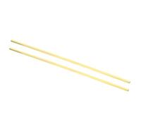PATIKIL 1/5 x 1/5 x 16" H59 Brass Square Bar, 2 Pcs Solid Square Mill Stock for Crafting Maintenance Electrical Architectural Decoration, Brass