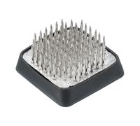 PATIKIL 1.5"x1.5" Flower Frog, Brass Flower Arrangement Holder Square Floral Pin Frogs Ikebana Arranger Tool for Vase Supplies Home Office DIY Craft, Silver